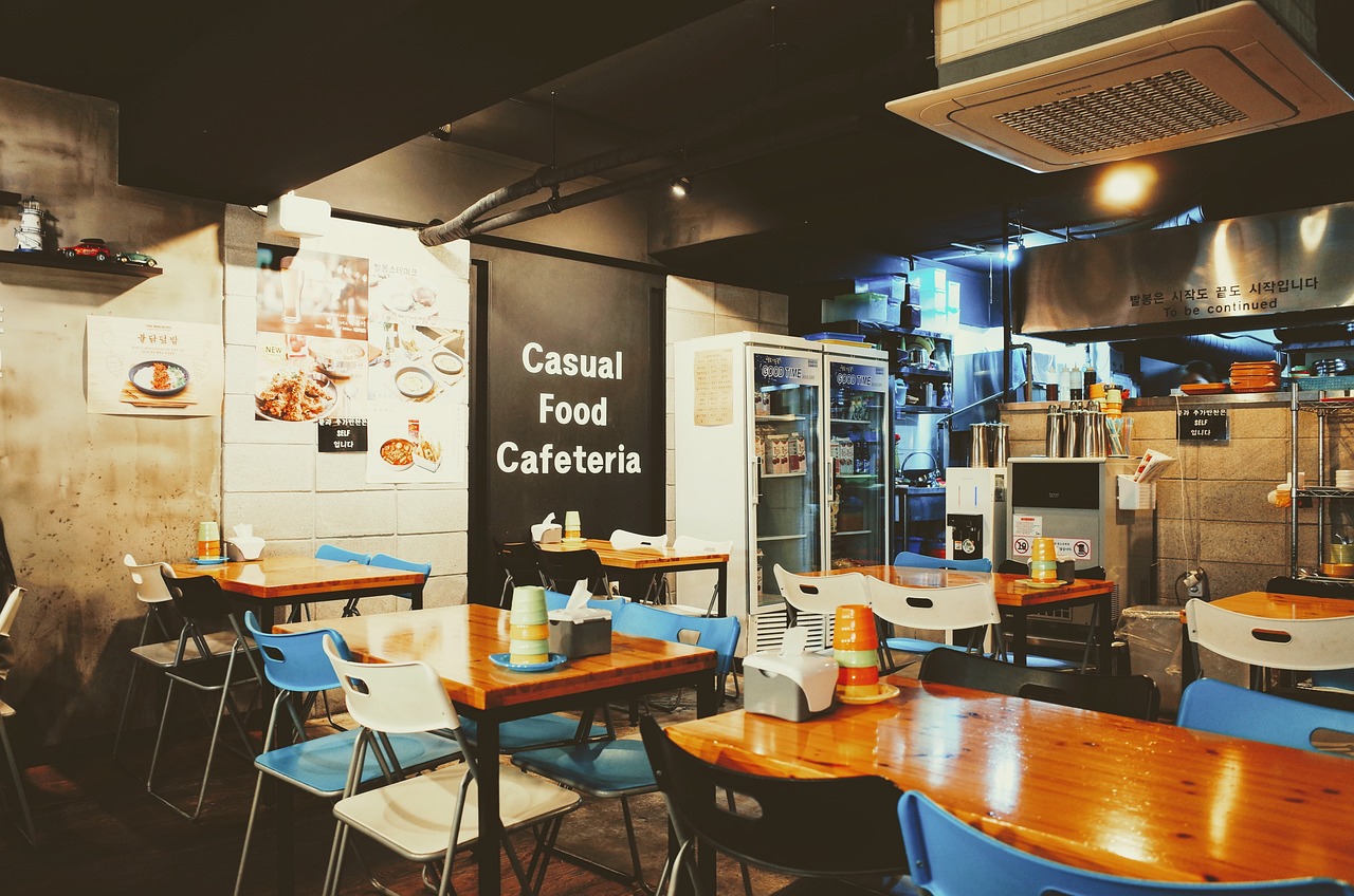 iamgem de uma cafeteria conceitual